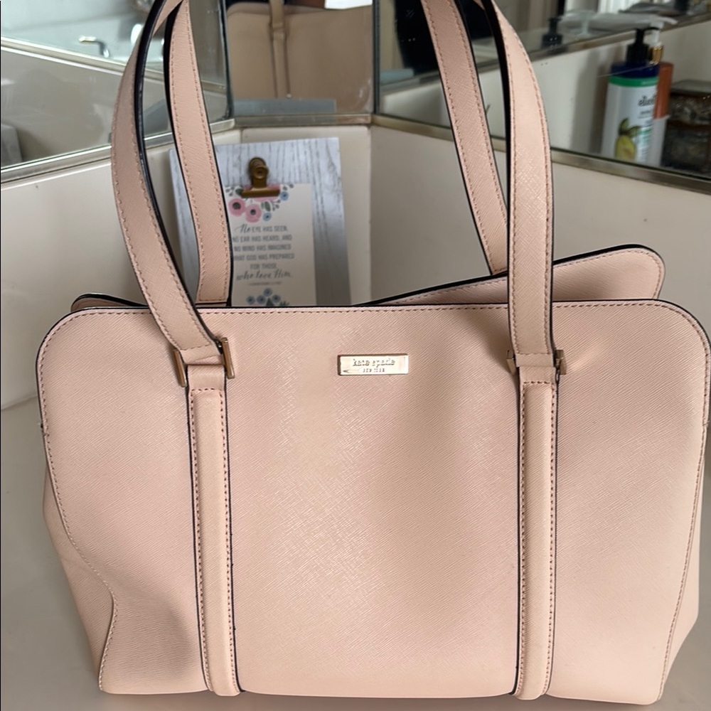 Kate Spade Pink Shoulder Bag with Minimalist Design